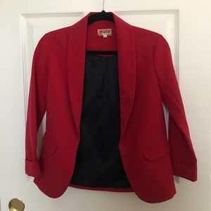 Red blazer